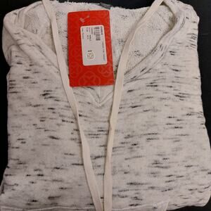 EVEREVE Threads for Though Cozy Poncho w-Hood Marble XS/S